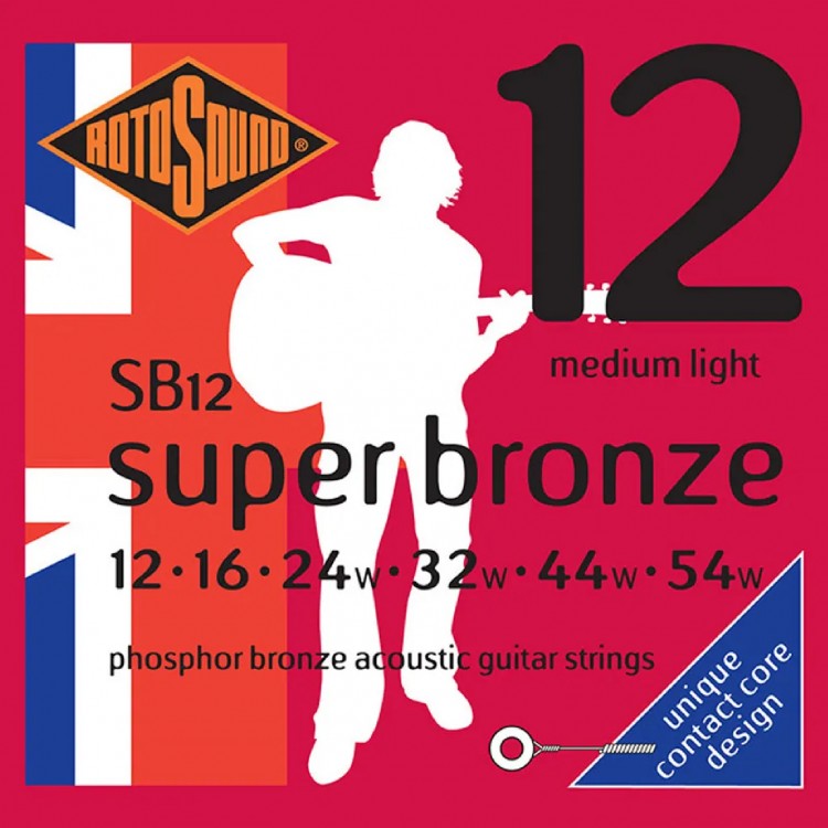Rotosound SuperBronze 12-54 木吉他弦 SB12